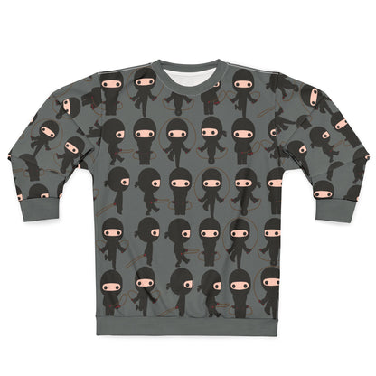 Jump Rope Ninja – All-Over Print Sweatshirt for PE Teachers
