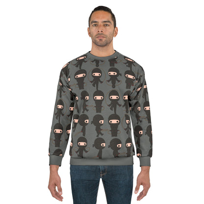 Jump Rope Ninja – All-Over Print Sweatshirt for PE Teachers