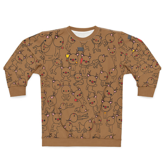 Reindeer PE – All-Over Print Sweatshirt for PE Teachers
