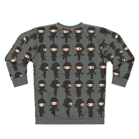 Jump Rope Ninja – All-Over Print Sweatshirt for PE Teachers