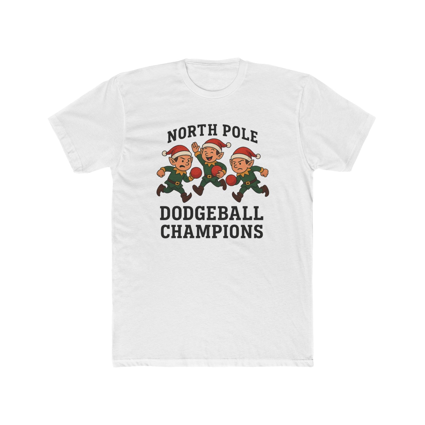 North Pole Dodgeball Champions – Holiday Tee for PE Teachers